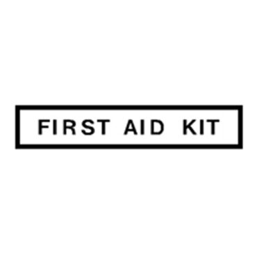 New First Aid Kit Decal (1.5" x 6.75) Fits  41-71 Jeep & Willys