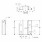 US Made Hi-Line U-Bolt Skid Plate Kit (1 required) Fits 41-64 MB, GPW, CJ-2A, 3A, 3B, M38