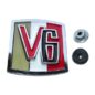 Reproduction "V6" Emblem Fits 66-73 CJ-5, Jeepster Commando