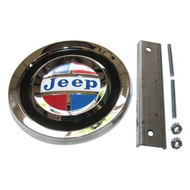 Reproduction "JEEP" Emblem with AMC Colors Fits 72-73 Jeepster Commando