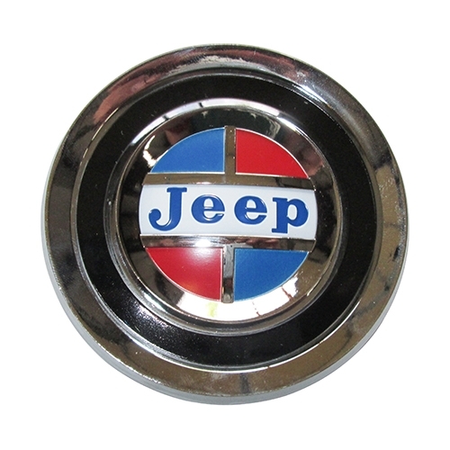 Reproduction "JEEP" Emblem with AMC Colors Fits 72-73 Jeepster Commando