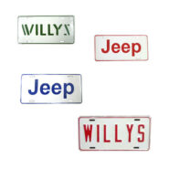 Jeep & Willys License Plates