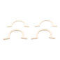 Orignal Reproduction Steering Knuckle Felt Sweeps (set of 4) Fits 41-71 MB, GPW, CJ-2A, 3A, 3B, 5, M38, M38A1, Truck, Station Wagon, Jeepster Commando