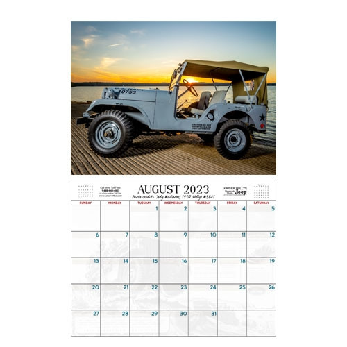 2023 Kaiser Willys Calendar All Willys & Jeep Vehicles