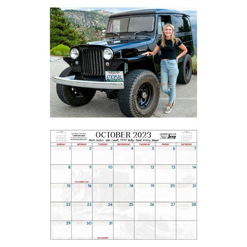 2023 Kaiser Willys Calendar All Willys & Jeep Vehicles
