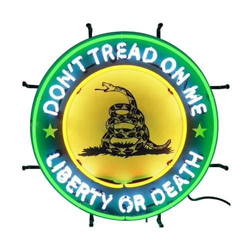 Neon "Don't Tread On Me" Sign Fits Willys Accessory