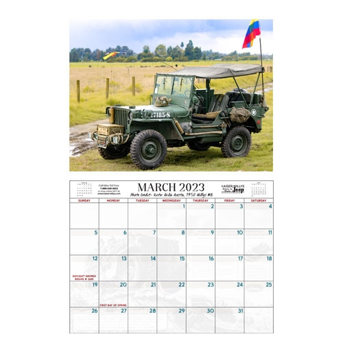 2023 Kaiser Willys Calendar All Willys & Jeep Vehicles