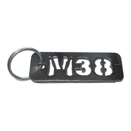 US Made "M38" Key Chain Fits Willys Accessory