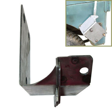 US Made Spare Tire Flag Pole Holder Mount Fits 46-71 CJ-2A, 3A, 3B, 5