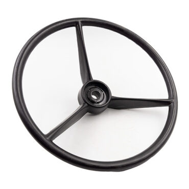 Smaller Profile Black Steering Wheel (for 1-1/4 horn button) Fits 46-64 CJ-2A, 3A, 3B, 5, M38, M38A1, FC-150, FC-170