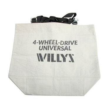 Stenciled "Willys" Multi Pocket Bag with Long Straps Fits 41-71 Jeep & Willys