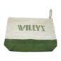 Stenciled "WILLYS" Canvas Bag with Green Bottom Fits 41-71 Jeep & Willys