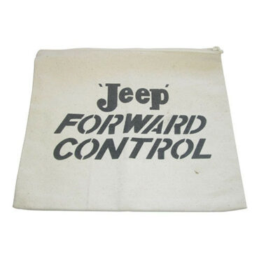 Stenciled "Jeep Forward Control" Canvas Bag Fits 41-71 Jeep & Willys