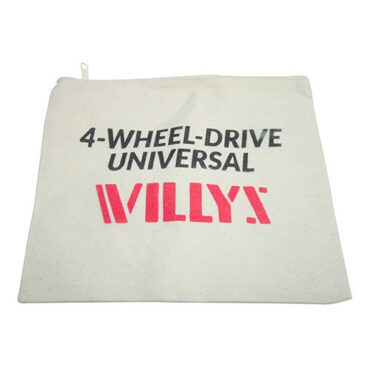 "4-Wheel Drive Universal" Zip Bag (Tan) Fits 41-71 Jeep & Willys