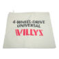 US Made "4-Wheel Drive Universal" Zip Bag (Tan) Fits 41-71 Jeep & Willys