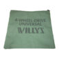 "4-Wheel Drive Universal" Zip Bag (Green)  Fits 41-71 Jeep & Willys