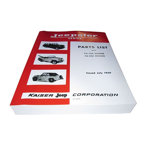 Master Parts List Manual Fits 66-71 Jeepster Commando