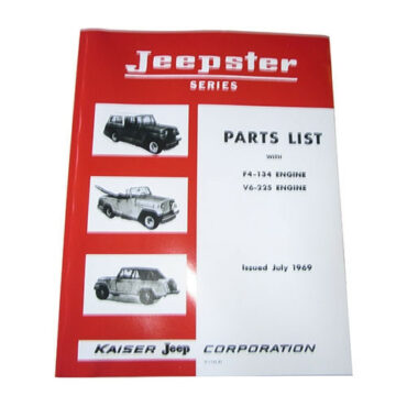 Master Parts List Manual Fits 66-71 Jeepster Commando