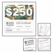 Gift Certificates