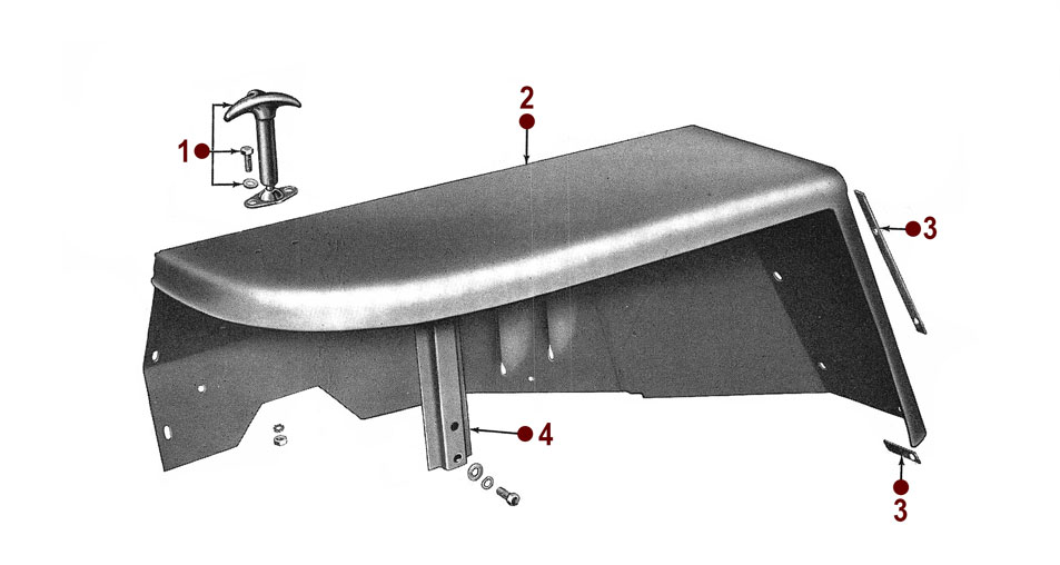 Body - Front Fender - 50-52 M38