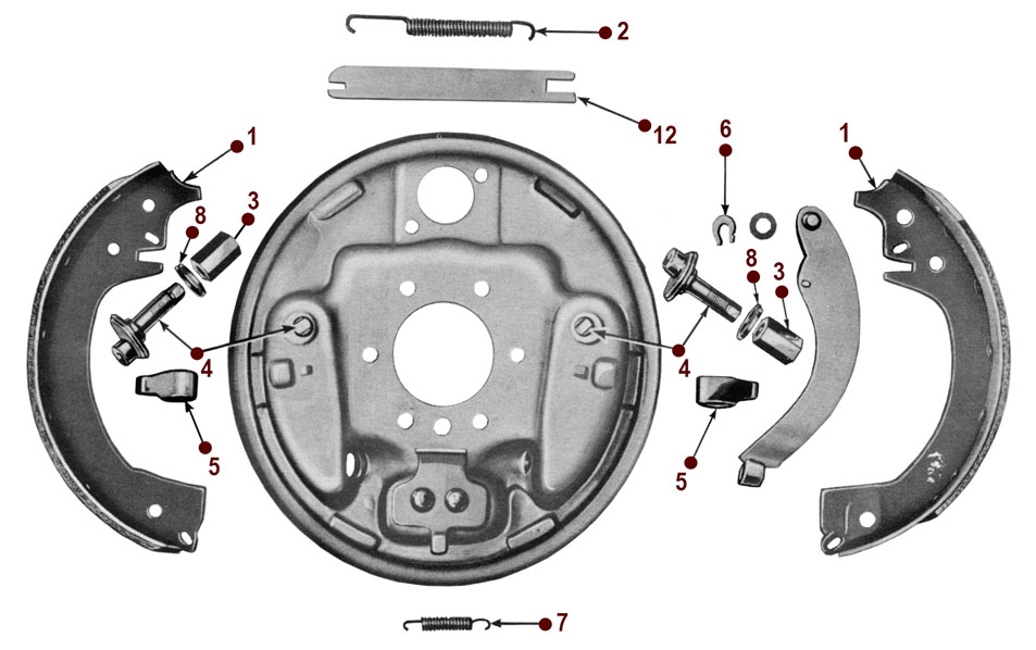 Wheel Brake - 48-51 Jeepster