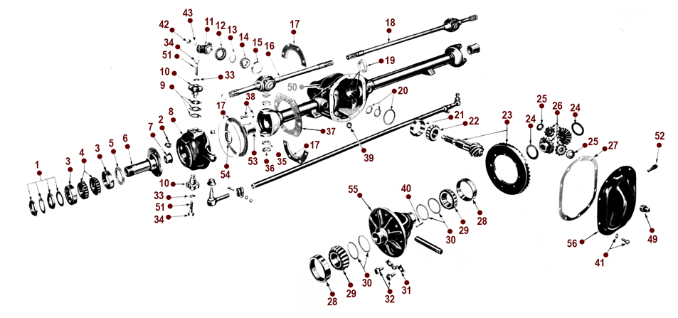 Dana 25/27 Front Axle