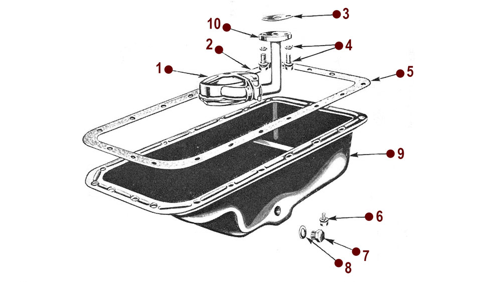 Oil Pan & Float - 4-134 Engine