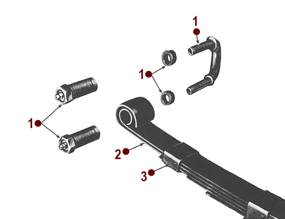 Spring Shackle - Willys CJ-2A