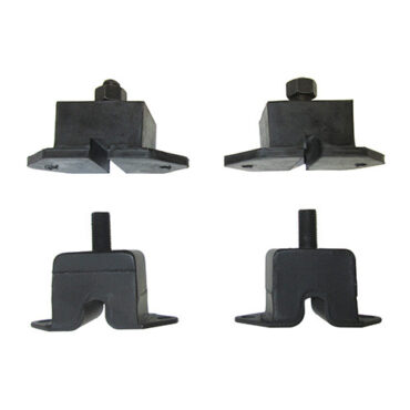Engine & Transmission Mount Kit (insulators)  Fits 48-51 Jeepster with 4-134 & 6-161 engine
