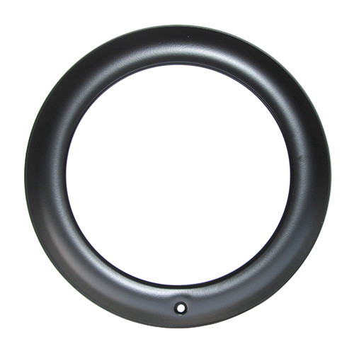 Black Headlight Bezel Fits 46-53 CJ-2A, 3A