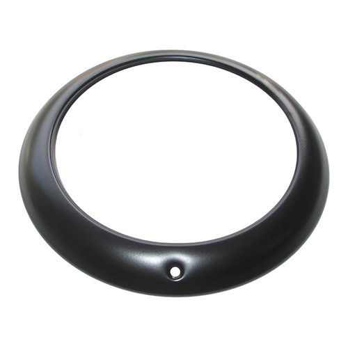 Black Headlight Bezel Fits 46-53 CJ-2A, 3A