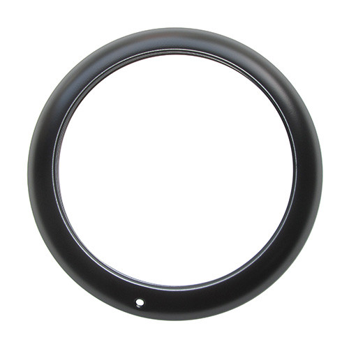 Black Headlight Bezel Fits 46-53 CJ-2A, 3A