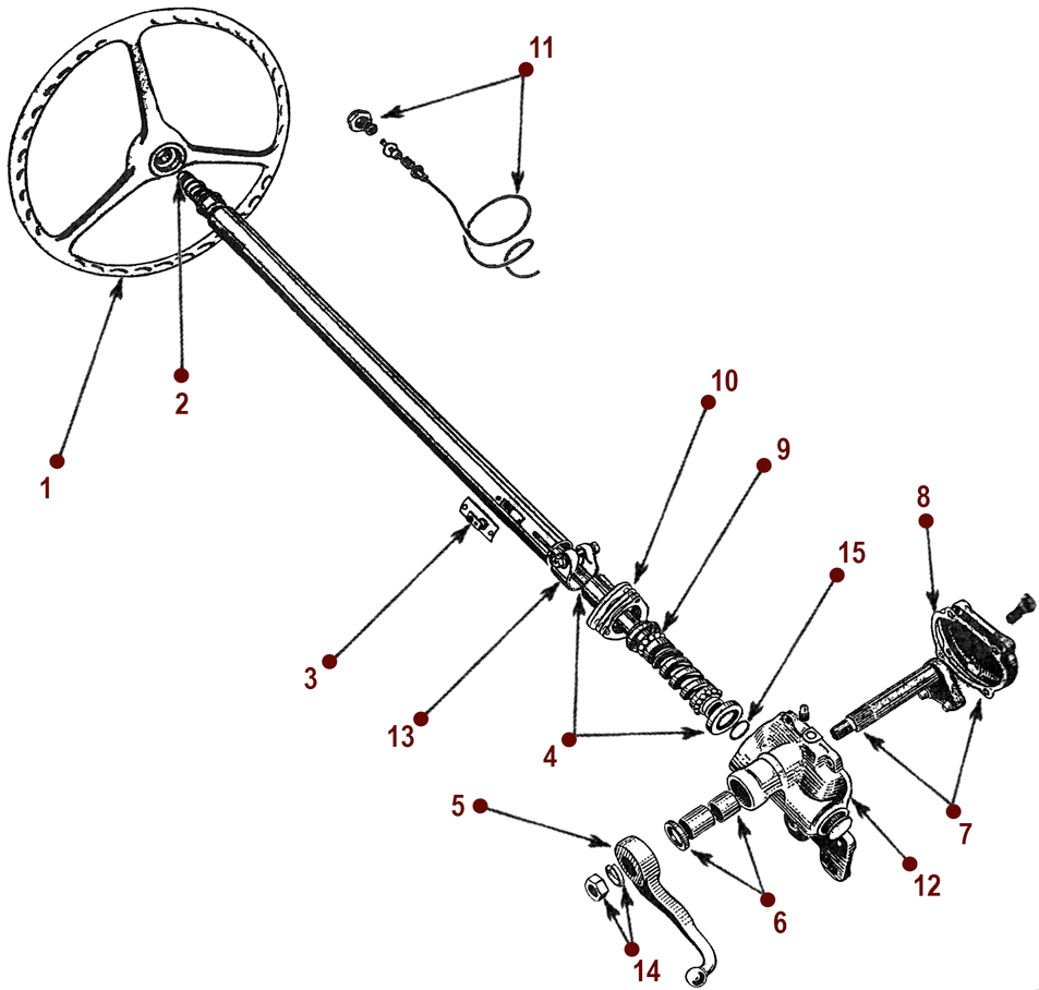 Steering Gear - 41-45 GPW