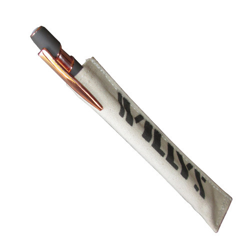 US Made Stenciled "WILLYS" Tire Gauge Magnetic Bag (Tan) Fits 41-71 Jeep & Willys