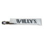 US Made Stenciled "WILLYS" Tire Gauge Magnetic Bag (Tan) Fits 41-71 Jeep & Willys