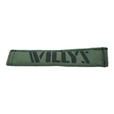 Stenciled "WILLYS" Tire Gauge Magnetic Bag (OD) Fits 41-71 Jeep & Willys