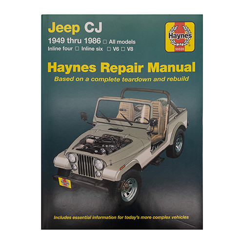 Haynes Repair (service) Manual Fits 46-65 CJ-2A, 3A, 3B, 5