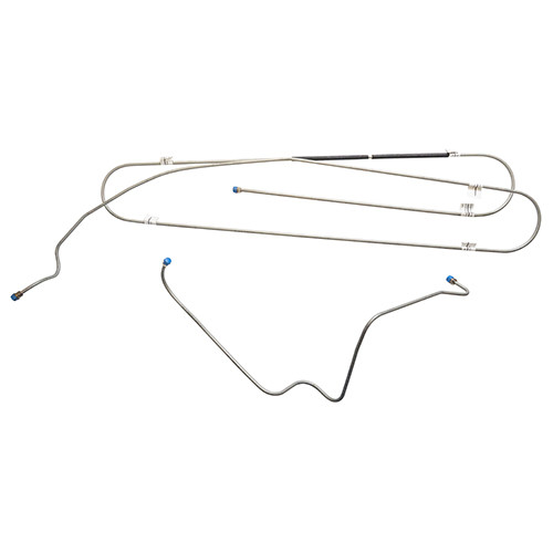 View 1 - US Made Engine/Fuel Line Kit (4-134 F engine) Fits 46-49 Station Wagon, Jeepster, SD (2 wheel drive)
