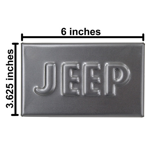 US Made Small "Jeep" Wall Art Fits 41-71 Willys & Jeep