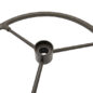 Smaller Profile Olive Drab Steering Wheel (Metal 3 Spoke) Fits 41-75 MB, GPW, CJ-2A, 3A, 3B, 5, 6, M38, M38A1, FC-150