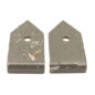 NOS Rear Crossmember "V" Bracket Upper Support (Pair) Fits: 41-64 MB, GPW CJ-2A, 3A, 3B, M38