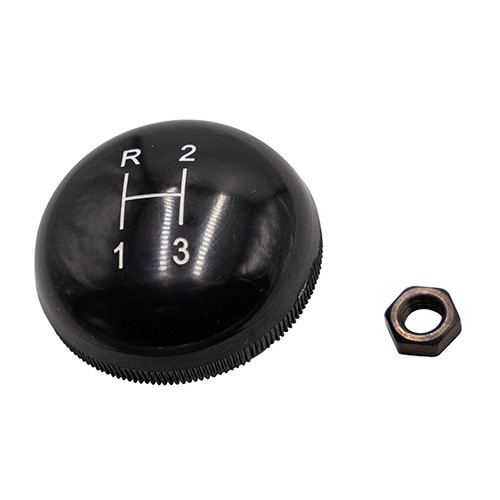 Transmission Shift Lever Engraved Knob (screw on) Fits 46-71 Jeep & Willys with T-90 Transmission