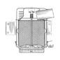 Original Reproduction Oil Bath Air Cleaner Assembly Fits 41-53 MB, GPW, CJ-2A, 3A, M38, Truck, Station Wagon