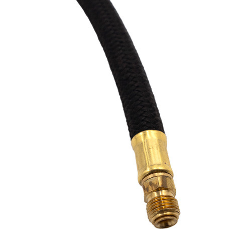 US Made Oil Filter Inlet Hose 22" (cotton) Fits 41-53 MB, GPW, CJ-2A, 3A, M38