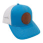 Willys "True Classic" Mesh Trucker Hat (Cyan Blue/White) Fits 41-71 Willys and Jeep