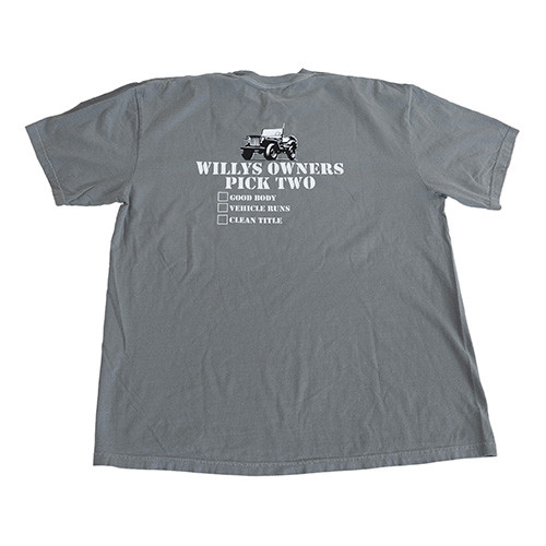 Willys "Pick Two" Shirt Fits 41-71 Jeep & Willys
