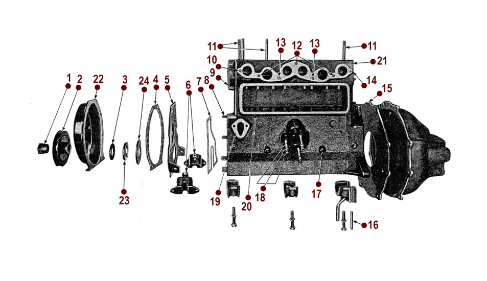 4-134 Engine - Timing Chain Cover
