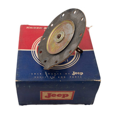 NOS Fuel Dual Action Fuel Pump Diaphragm (fuel side) Fits 50-66 M38. M38A1