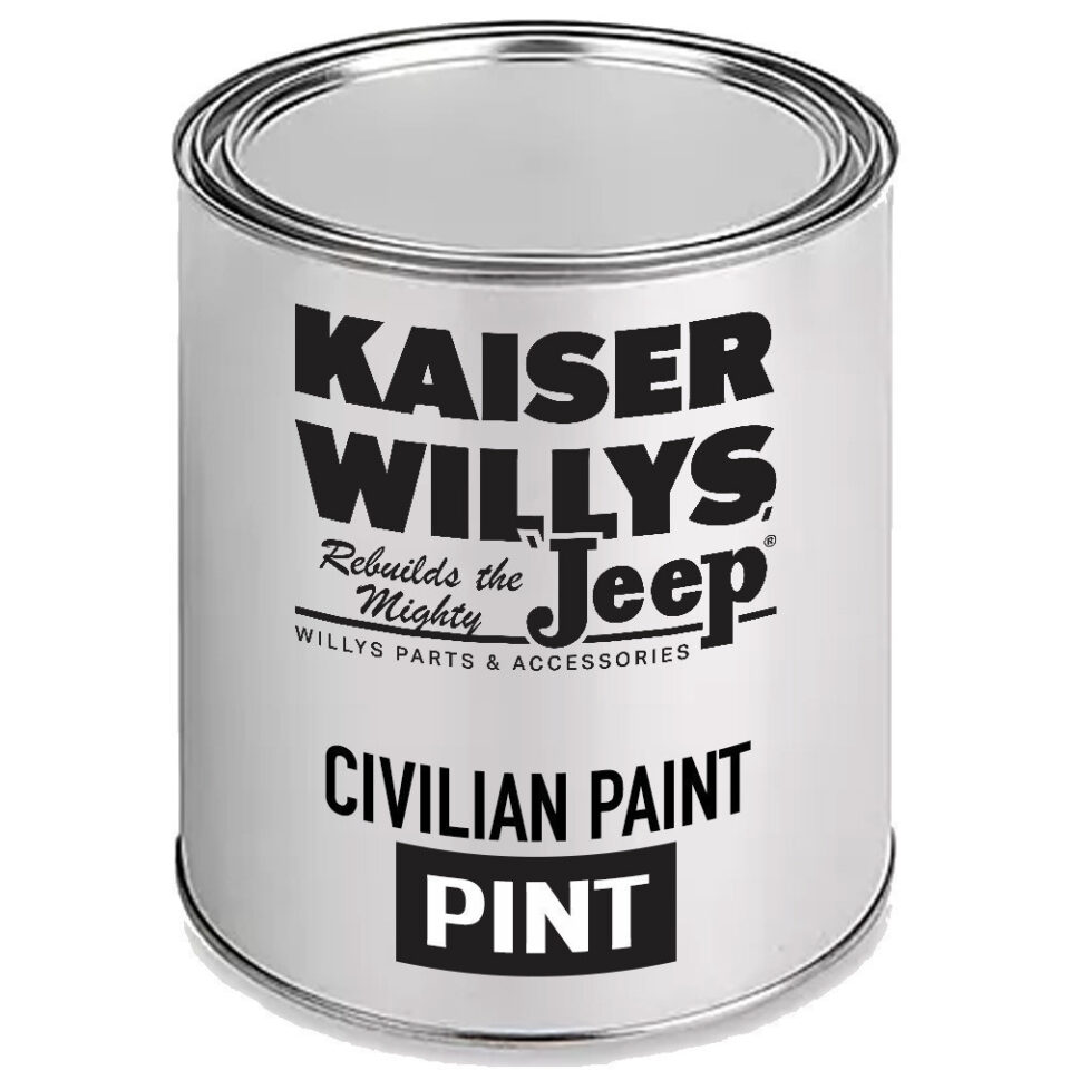 US Made Glenwood Green Paint (1 Pint) Fits 41-71 Jeep & Willys