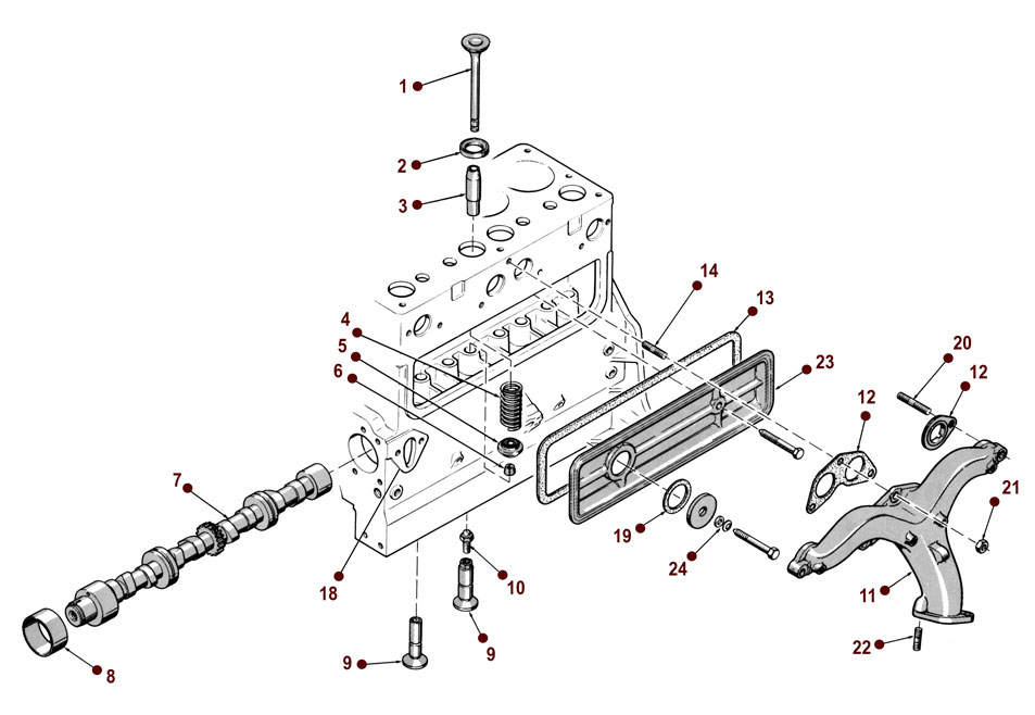 4-134 F Engine - View 1